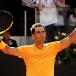 Nadal tras vencer a Denis Shapovalov /Reuters