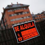 Cartel de 'Se alqula'