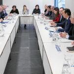 El «número tres» del PP, Fernando Martínez-Maillo, presidió ayer una reunión de coordinación interna en la sede nacional del partido