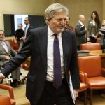 Imagen del ministro de Educación, Íñigo Méndez de Vigo, en el Congreso para explicar las novedades sobre las evaluaciones finales de ESO y Bachillerato tras su acuerdo con las comunidades autónomas