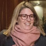 Elsa Artadi hoy en los pasillos del Parlament de Cataluña. Efe