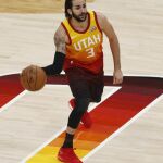 El jugador español Ricky Rubio de los Utah Jazz.