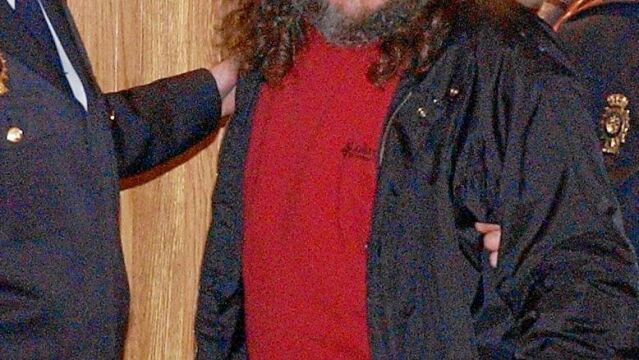 Sito Miñanco en una detención anterior a la del pasado lunes