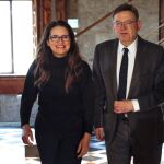 El presidente de la Generalitat, Ximo Puig, y la vicepresidenta del Consell, Mónica Oltra, valoraron ayer los resultados del primer barómetro de opinión elaborado en esta legislatura