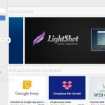 La tienda Chrome Web Store