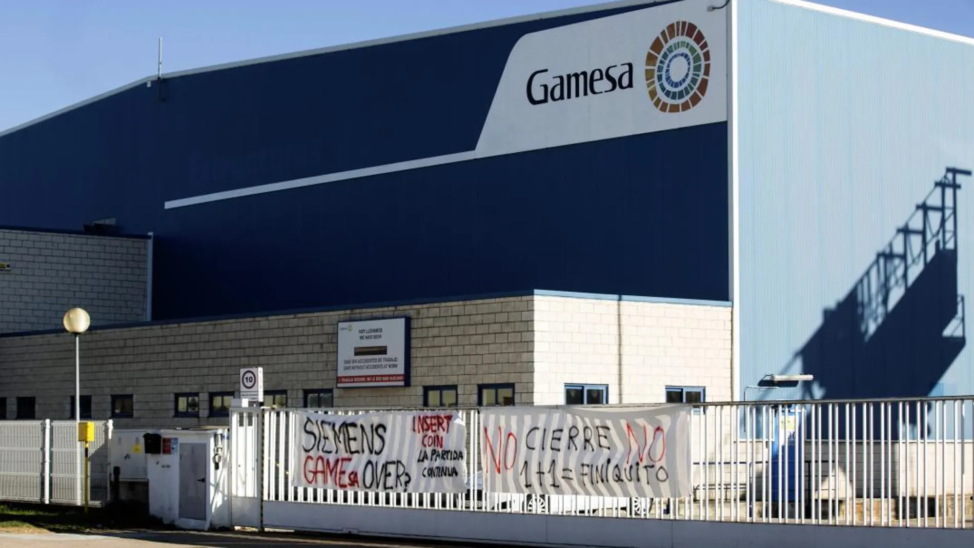 La planta en Miranda de Ebro de Siemens Gamesa