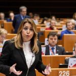 La presidenta Susana Díaz ha vuelto a trasladarse a Bruselas esta semana