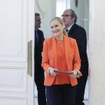 Cifuentes junto a Gabilondo, ayer