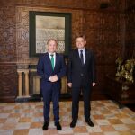 Puig recibió a Moragues en el Palau de la Generalitat
