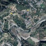 Mapa de la región donde ha tenido lugar el accidente