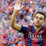 Xavi, en su despedida del FC Barcelona / Twitter