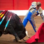 Javier Cortés durante la corrida. Foto: Efe