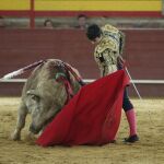 Imagen de Toñete durante el festejo de esta tarde