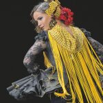 Gloria Camila, el jueves en el desfile de Lina, en Sevilla