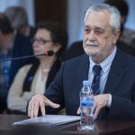 El expresidente andaluz, José Antonio Griñán, responde a las preguntas del fiscal en el juicio de la pieza política del caso ERE