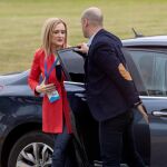 Cristina Cifuentes, ayer a su llegada a la Convención Nacional del PP