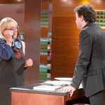 Maribel frente a Pepe Rodríguez antes de la expulsión de «MasterChef». Abajo, Mercedes Milá durante la última gala de «GH»
