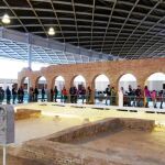 Varios escolares participan en una de las actividades en La Olmeda