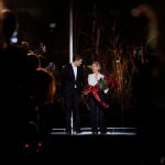 Carolina Herrera y Wes Gordon en el año 2018