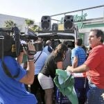 La acción premeditada del SAT se produjo en el Carrefour de Dos Hermanas, en Sevilla