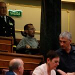 Pablo Echenique en el gallinero del Congreso de los Diputados