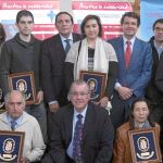 El consejero de Sanidad, Antonio María Sáez, entrega, junto a Alfonso Fernández Mañueco, los «Premios Castilla y León por la vida»