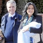 Ortega Cano y Ana María Aldón, con el pequeño José María