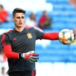 Kepa con la Selección.