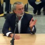 El líder de la "trama Gürtel", Francisco Correa, en uno de sus juicios en la Audiencia Nacional vinculados a la red corrupta