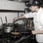 El chef, en su cocina