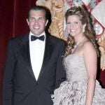 Charles-Philippe d'Orleans junto a su esposa Diana
