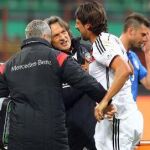 Khedira, tras sufrir la lesión