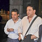 Los sindicalistas de CCOO Juan Antonio Caravaca y Enrique Manuel Jiménez García