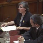 Mireia Boya, exdiputada de la CUP, en el juicio del "procés"/ Foto: Efe