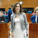 La candidata a presidir la Comunidad de Madrid, Isabel Díaz Ayuso, quiere coser un acuerdo en torno a la fiscalidad, la educación y la sanidad. Foto: Gonzalo Pérez