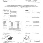 Documento notarial fechado el 1 de agosto y el festejo se celebró el día 15