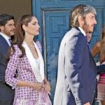 Eugenia Silva y Alfonso de Borbón acudieron juntos a la Iglesia
