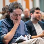 El líder de Unidas Podemos, Pablo Iglesias