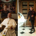 A la izquierda, Sharon Stone y John Malkovich; a la derecha, Marilyn Manson