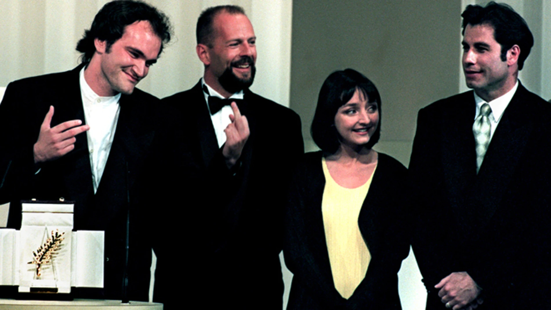 Tarantino y su peineta en Cannes