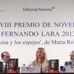 Ana Gavín, Javier Caballero Trigo, Marta Robles, Jesús Vigorra y Pilar Lacasta, durante el acto