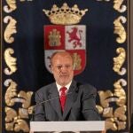 La consejera de Cultura y Turismo, Alicia García, el alcalde de Valladolid, Javier León de la Riva y el secretario de la Fundación Edades, Gonzalo Jiménez