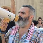 El diputado de IULV-CA y alcalde de Marinaleda (Sevilla), Juan Manuel Sánchez Gordillo