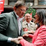 Ximo Puig y Mónica Oltra se vieron el 1 de mayo durante la manifestación del Día del Trabajo
