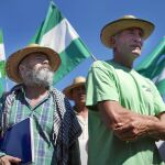 Sánchez Gordillo y Cañamero, a las puertas de «Las Turquillas»