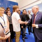 Roig con los componentes de los quince proyectos