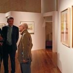 Rafael Ripoll acudió ayer a la inauguración en el Centro de El Carmen de Valencia de la exposición «Martí Quinto 1978-2013»