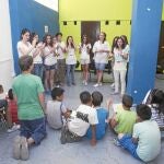 Campamento urbano que empezó el pasado 8 de julio y finaliza hoy, con niños de entre 8 y 13 años, en la Asociación «Allende Mundi» de Valladolid