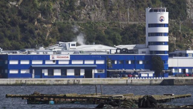 Sede principal en Chapela (Redondela), en la ría de Vigo, de la empresa Pescanova.