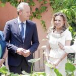 Rita Barberá, Alberto Fabra, Alicia Koplowitz y Santiago Grisolía en el CVC
